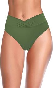 img 2 attached to SHEKINI Womens Swimsuit Bottoms Waisted Women's Clothing