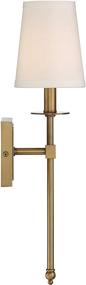 img 2 attached to 💡 Warm Brass Savoy House Monroe 1-Light Sconce: Classy Illumination in the Spotlight