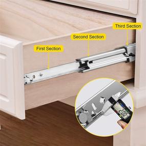 img 2 attached to VEVOR Heavy Duty Drawer Slides Industrial Hardware in Drawer Slides