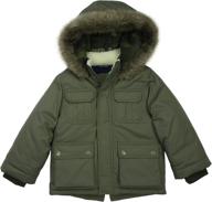 🧥 boys' clothing and jackets & coats: camel carters heavyweight adventure parka logo