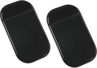 🚦 tangyingrd 2pcs radar detector dash mat: enhance road safety with anti-slip magic pad logo