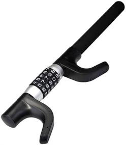 img 4 attached to 🔒 Ultimate 5 Digit Combination Steering Wheel Lock: Extendable Double Hook Anti-Theft Device for Car Security - Universal Vehicle, Truck, Van, SUV- Keyless, Password Coded Twin Hooks - Retractable Heavy Duty Guard Against Theft