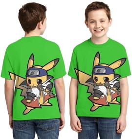 img 2 attached to HGYDSB Childrens Printing T Shirt P2 Medium Boys' Clothing for Tops, Tees & Shirts