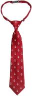 retreez classic microfiber pre-tied boys' necktie accessories with patterns logo