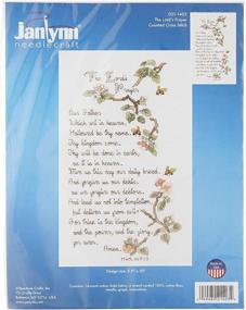 img 2 attached to Janlynn Counted Cross Stitch Kit: The Lord's Prayer - An Inspirational Stitching Experience