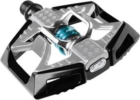 img 1 attached to 🚵 Crank Brothers Doubleshot Mountain Bike Pedal: Unisex_Adult High Performance Pedals