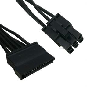 img 2 attached to 🔌 Кабель-адаптер COMeap 6 Pin Male к 3X 15 Pin SATA Female для сезонного модульного блока питания Antec - эффективное решение для питания жестких дисков (20 дюймов/50 см)