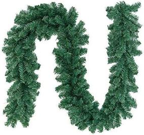img 3 attached to Enhance Your Holiday Décor with Max4out 8.8 ft Christmas Garland Artificial Spruce Decoration – Perfect for Fireplace, Mantel, Stairs Railings, and Doorway (1-Pack)