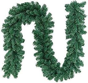 img 2 attached to Enhance Your Holiday Décor with Max4out 8.8 ft Christmas Garland Artificial Spruce Decoration – Perfect for Fireplace, Mantel, Stairs Railings, and Doorway (1-Pack)