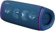 sony srs-xb43 extra bass wireless portable bluetooth speaker - blue (renewed) logo