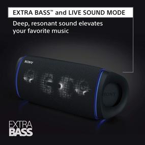 img 3 attached to Sony SRS-XB43 Extra Bass Wireless Portable Bluetooth Speaker - Blue (Renewed)