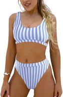 👙 blooming jelly high-waisted swimsuit women's swimwear for stylish swimwear & cover-ups logo