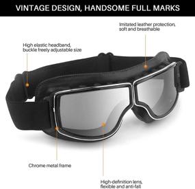 img 1 attached to Motorcycle Goggles Dustproof Motorbike Motorcross Motorcycle & Powersports