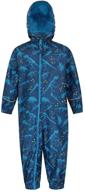 top-rated mountain warehouse puddle kids waterproof rain suit: stay dry & protected! logo