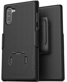 img 2 attached to Matte Black DuraClip Belt Clip Case for Samsung Galaxy Note 10 Plus (2019) - Ultra Slim Cover with Holster (Note 10+)