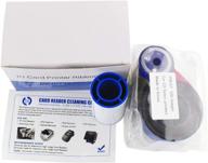 datacard cp40 cp60 cp80 card printer ribbon kit - ymckt color, 535000-003, 500 images logo