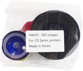 img 1 attached to Datacard CP40 CP60 CP80 Card Printer Ribbon Kit - YMCKT Color, 535000-003, 500 Images