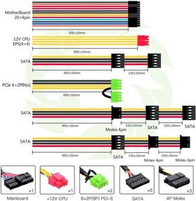 img 1 attached to 600W Power Supply with ECO 💡 Mode, 80+ Bronze Certified - GAMEMAX VP-600