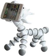 🐎 tomson car phone holder - portable 3d cartoon horse zebra clip lazy phone holder cradle tripod stand mount for iphone 7 plus, 6, 6 plus & all mobile phones - adjustable holder - ideal children's gift (white+grey) logo