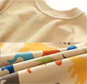 img 1 attached to Cute Cartoon Print Sweatshirt: Mud Kingdom Little Boys Stylish Pullover for Casual Comfort