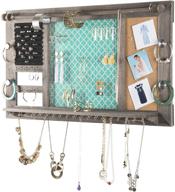 large rustic mounted jewelry organizer логотип