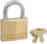 🔒 premium brass 1-pack padlock - master lock 140d series logo
