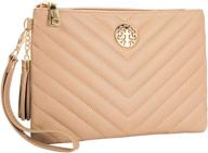 👛 heaye wristlet wallet purse tassel: stylish women's handbags & wallets in convenient wristlet form logo