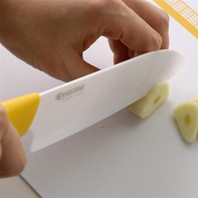 img 3 attached to Yellow Kyocera Revolution Ceramic Knife and Peeler, 5.5 inch - Enhanced SEO