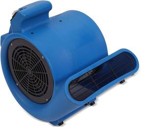 img 1 attached to MOUNTO 2-Speed 1/2HP 2200CFM Air Mover Floor Carpet Dryers (Blue): Powerful Drying Solution for Faster Carpet Drying