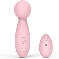 🔋 tracy's dog mini wand massager: portable remote control handheld massager with 10 magic vibrations – deep tissue body massager for neck, back, shoulder muscles – aaa battery powered (pink) логотип