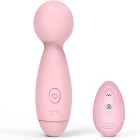 img 4 attached to 🔋 Tracy's Dog Mini Wand Massager: Portable Remote Control Handheld Massager with 10 Magic Vibrations – Deep Tissue Body Massager for Neck, Back, Shoulder Muscles – AAA Battery Powered (Pink)