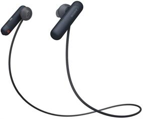 img 2 attached to 🎧 Sony WH-1000XM4 Wireless Noise Canceling Over-Ear Headphones (Silver) & WI-SP500 Sports Wireless Earphones (Black) Bundle - 2 Items