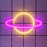 🌟 led neon lights, planet neon signs for aesthetic room decor, wall décor, bedroom, game room, christmas, bar, teen room логотип