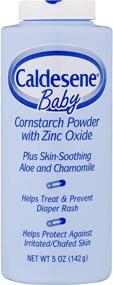 img 4 attached to 👶 Caldesene Baby Cornstarch Powder: Gentle Zinc Oxide Formula - 5 oz (Pack of 1)