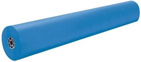 img 4 attached to 🔵 Pacon Kraft Paper Roll in Brite Blue, 3-Feet by 1000-Feet, Lightweight and Duo-Finish (63170)