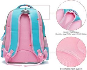 img 2 attached to 👑 Kids' Princess Bookbag Backpacks with Waterproof Leather