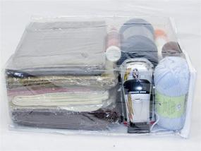 img 2 attached to Organize and Protect with Oreh Homewares 5-Pack Heavy Duty Vinyl Zippered Storage Bags 📦 – Clear, Large Size (15” x 18” x 7”) for Sweaters, Blankets, Pillows, and More!