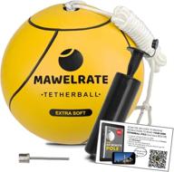 upgrade your tetherball game with mawelrate tetherball rope set - replaceable and durable logo