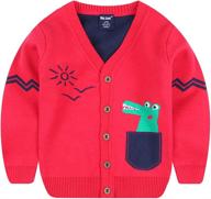 tailloday childrens sweatshirts dinosaur cardigan boys' clothing ~ sweaters logo