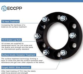 img 1 attached to ECCPP Spacers 8X6 5 126 15Mm Chevrolet