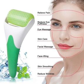 img 2 attached to 🧊 MARZAHAR Ice Roller: Soothe Your Face & Eye Puffiness, Relieve TMJ and Headaches, Anti-Wrinkle Facial Care