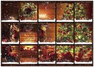 funnytree christmas fireplace background photobooth logo