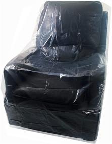 img 1 attached to Premium Chair Protective Poly Covers by uBoxes, 76 x 46 inch, 2 Pack (Packaging May Vary)