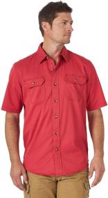 img 3 attached to Wrangler Authentics Weather Anything X Large Men's Clothing in Shirts