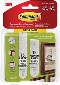 img 1 attached to 📸 Convenient and Damage-Free Picture Hanging with 3M 1720928ES Picture Hanging Strips