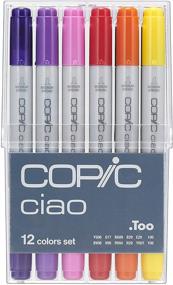 img 3 attached to Copic Ciao Set Alcohol Marker, 12 Colors, Basic, Quantity