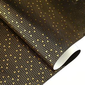 img 2 attached to Whaline Gift Wrapping Paper Set: Black Gold Foil Patterns, 5 🎁 Designs, 10 Sheets - Perfect for Gift Packaging, Birthdays, Graduations, and Crafts!