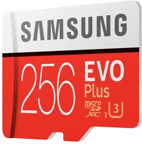 img 2 attached to Высокопроизводительная карта памяти Samsung 256 ГБ EVO Plus microSDXC U3 с адаптером - класс 10 и UHS-I