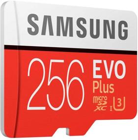 img 1 attached to Высокопроизводительная карта памяти Samsung 256 ГБ EVO Plus microSDXC U3 с адаптером - класс 10 и UHS-I