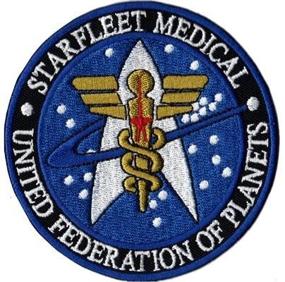 img 1 attached to 👨 Starfleet Medical Uniform Costume Patch Badge - New Design Iron-on StarTrek